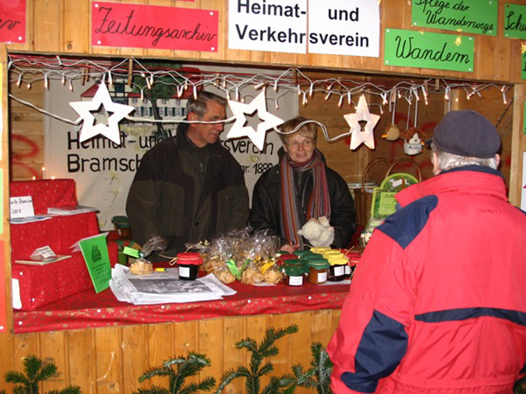 Weihnachtsmarkt 2007 Stand HVV Bramsche